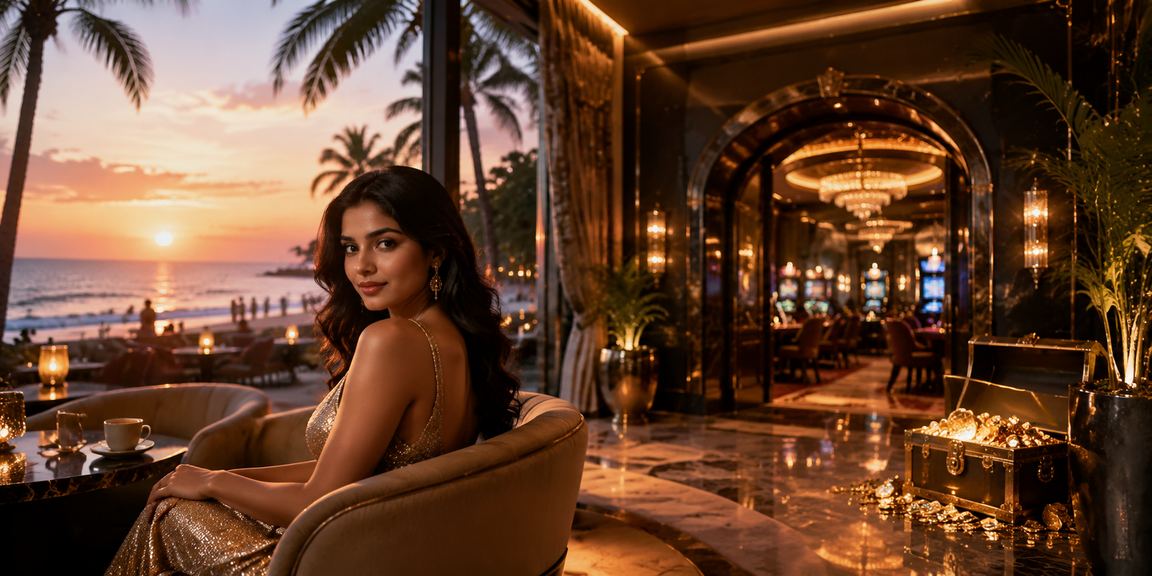Scenic view of Marina Beach with casino bonuses offered in Chennai